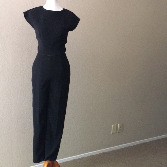 Reiss Jumpsuit Roco black crewneck - Picture 4 of 16